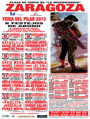 2013 bullfight season zaragoza